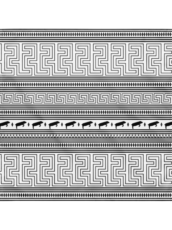Epicurean Amphora DARK (All-Over Print Bandana) product image (7)