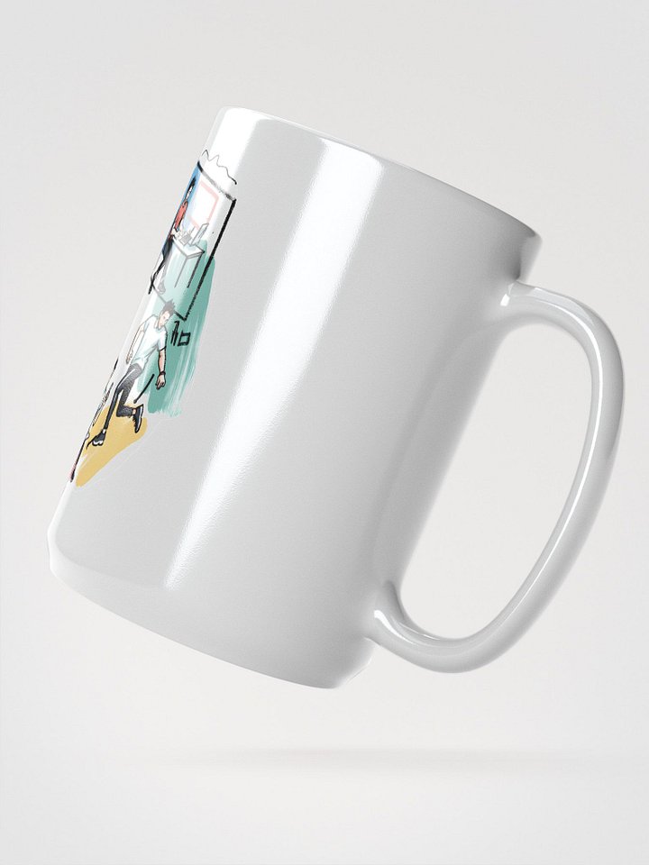 Daily Life Cycle Poster | Vibrant Illustration Art Glossy Mug product image (2)