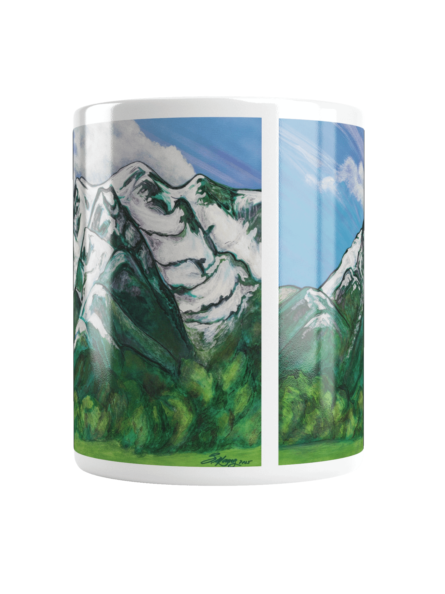 White Horse Mountain Ceramic Mug product image (17)