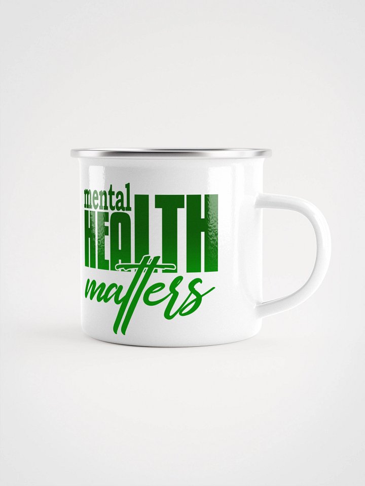 Mental Health Matters Enamel Mug product image (1)