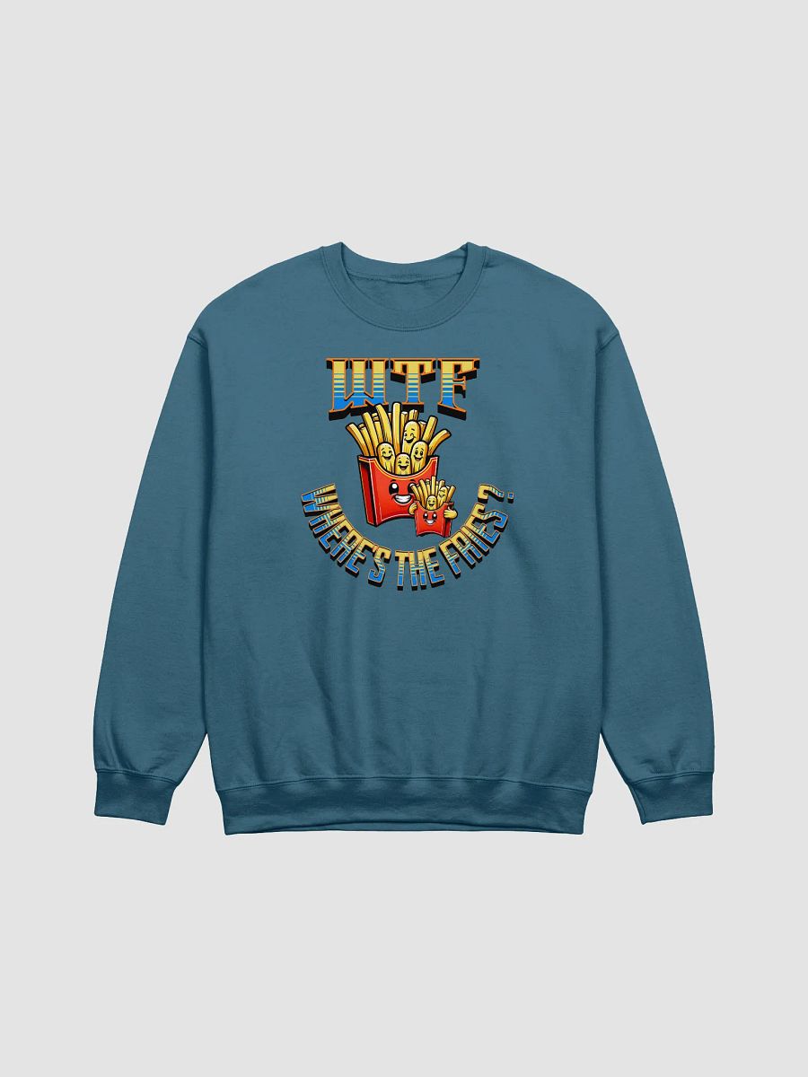 WTF Wheres The Fries Crewneck Sweatshirt product image (11)