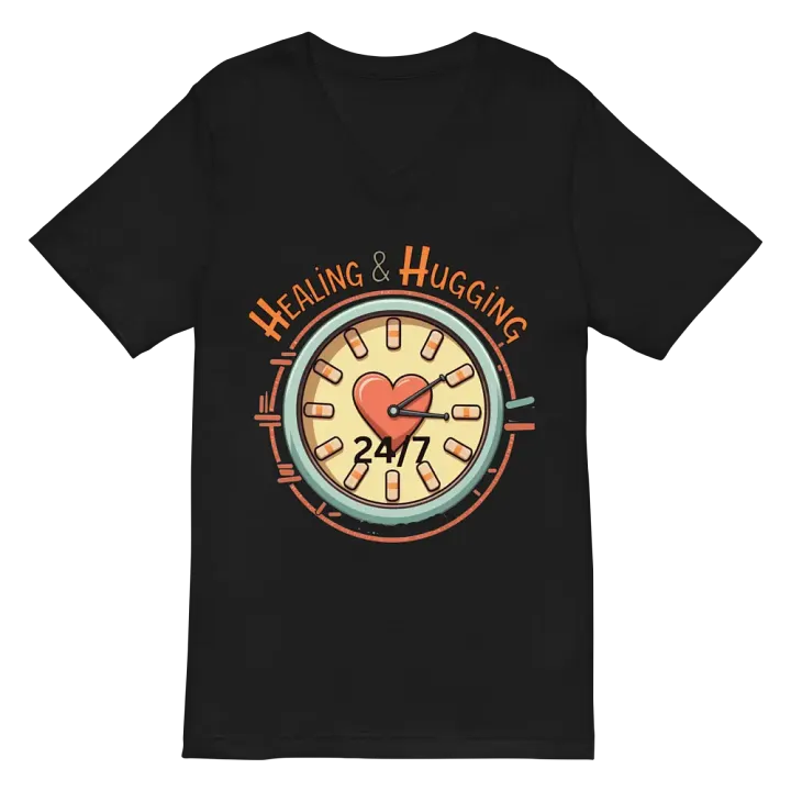 Healing Hearts 24/7 V-Neck Tee product image (3)