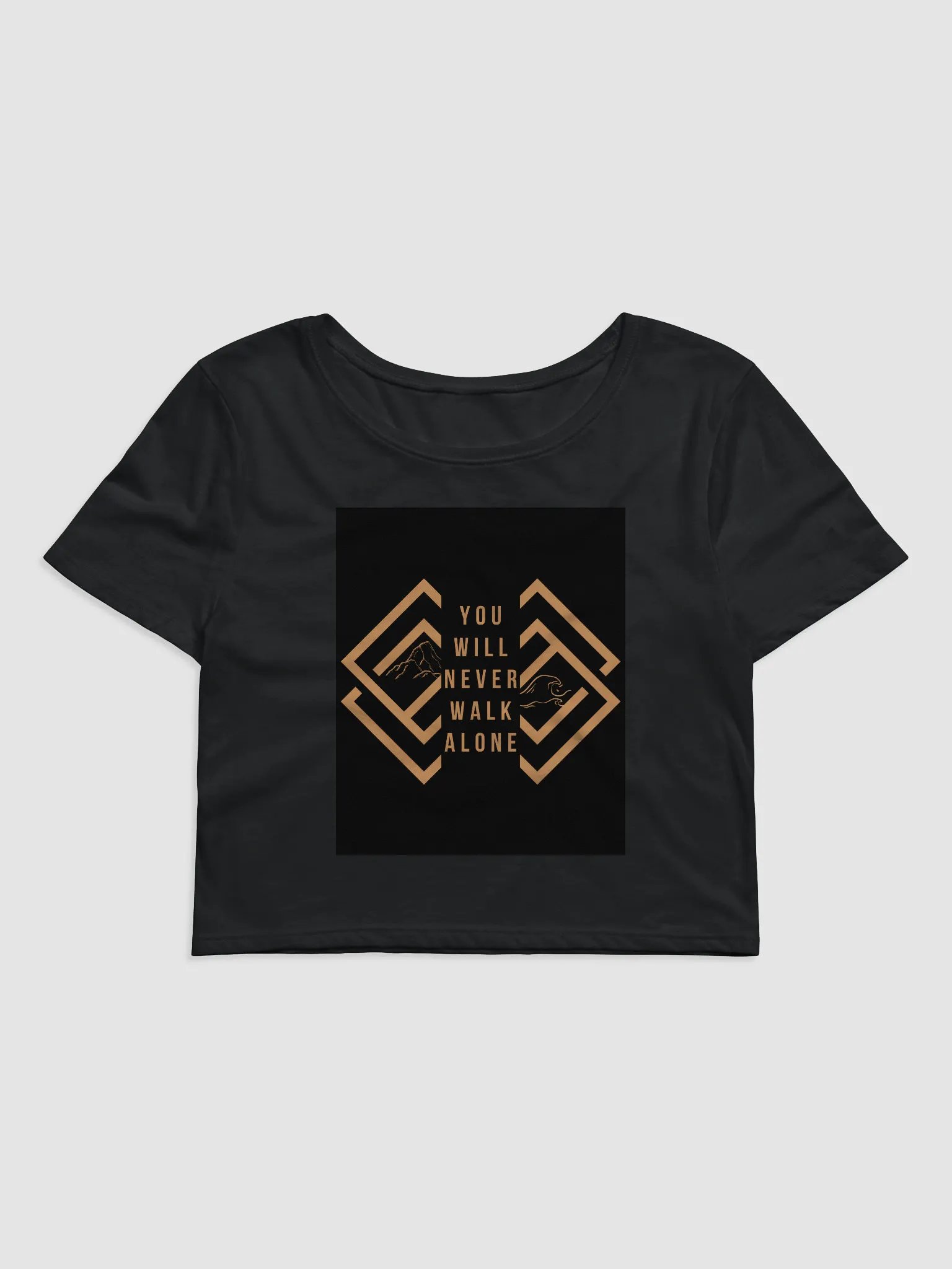 You Will Never Walk Alone Women's Crop Tee product image (3)
