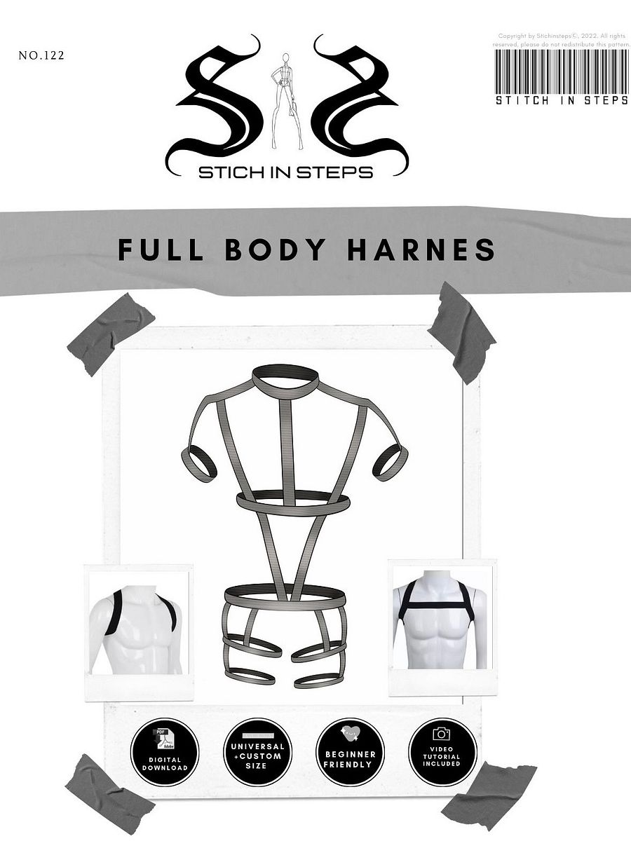Elastic Full Body Harness Sewing Pattern: Unleash Your Inner Designer! product image (1)