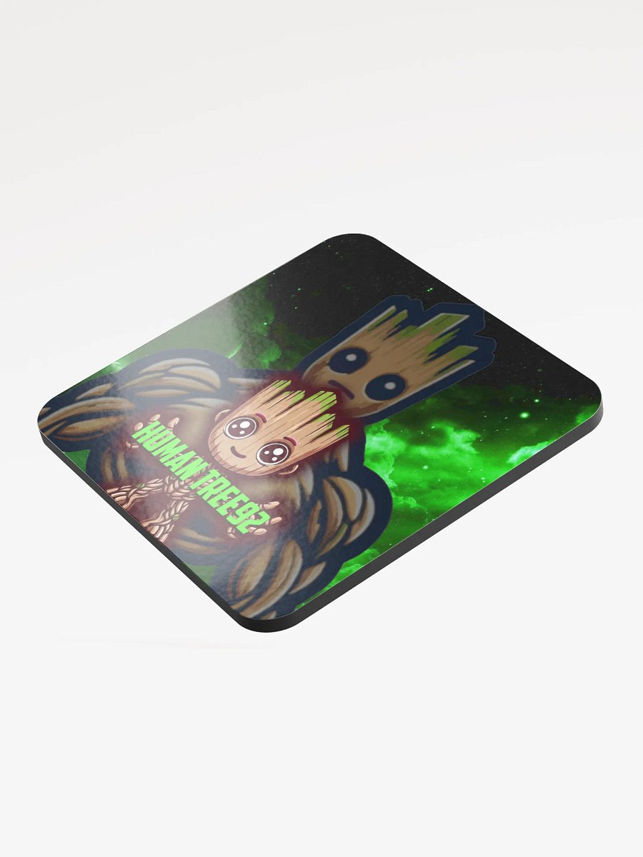 Glossed Cork Coaster Pair Full product image (3)
