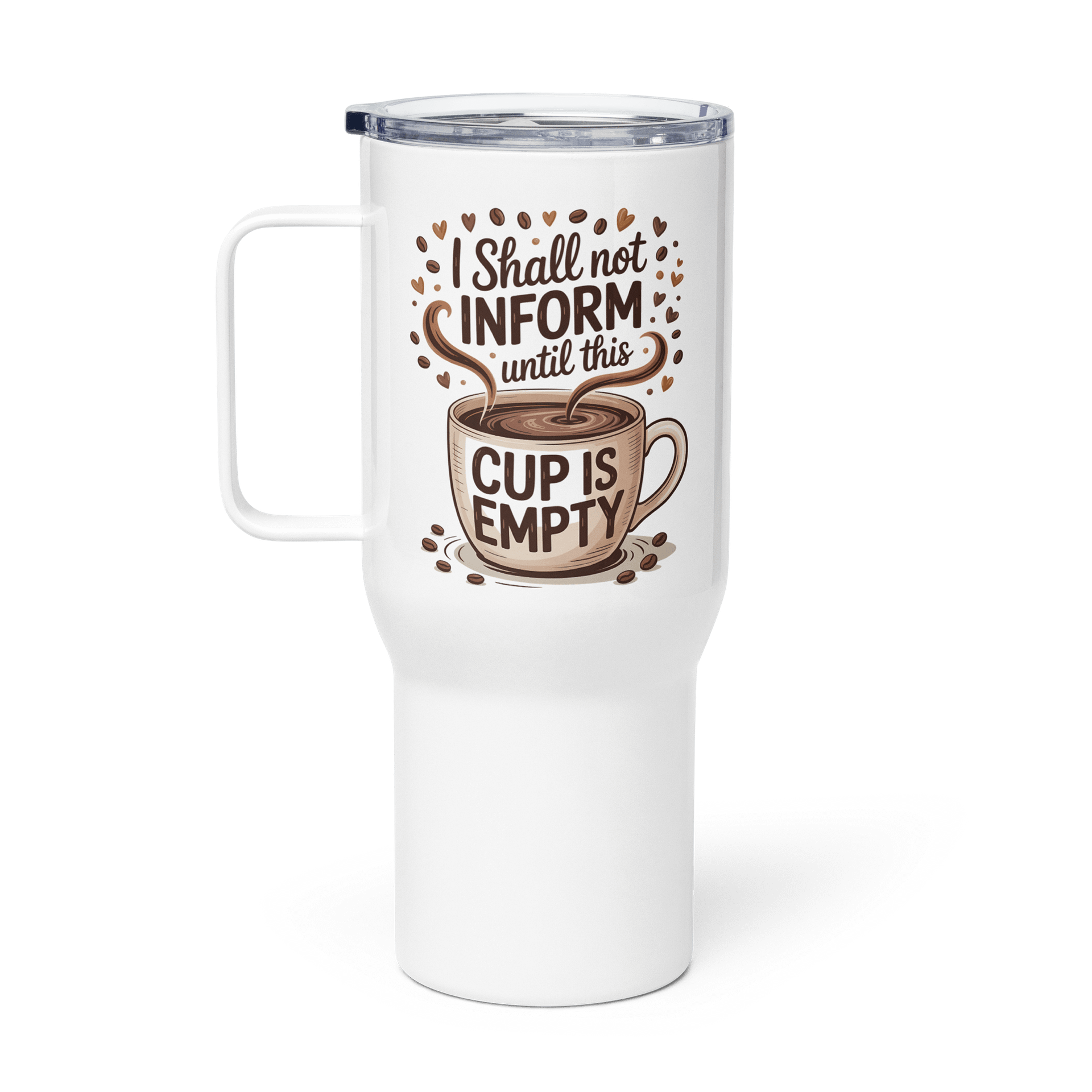No Informing Before Coffee Human Design Manifestor Travel Mug product image (3)