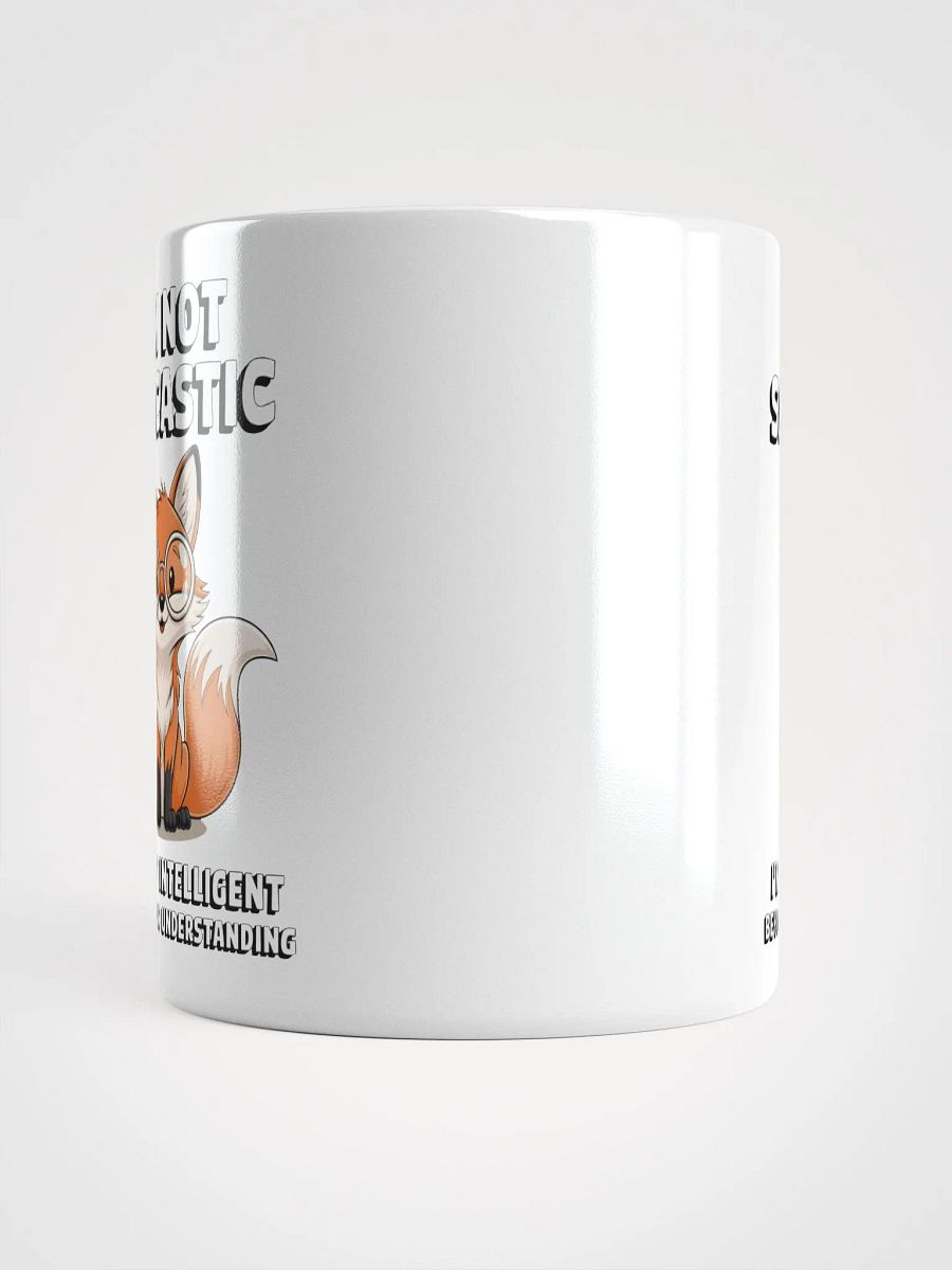 Witty Fox Not Sarcastic Mug product image (14)