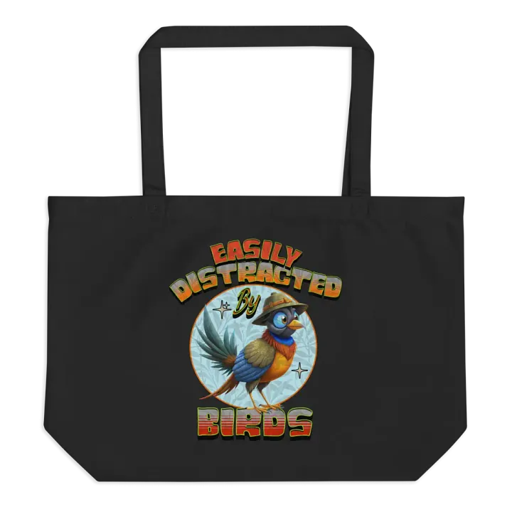 Easily Distracted By Birds Whimsical Lover Tote product image (1)