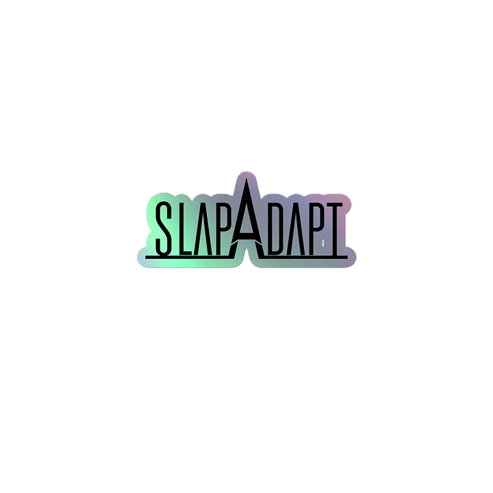 SlapAdapt NEW LOGO holo sticker product image (1)