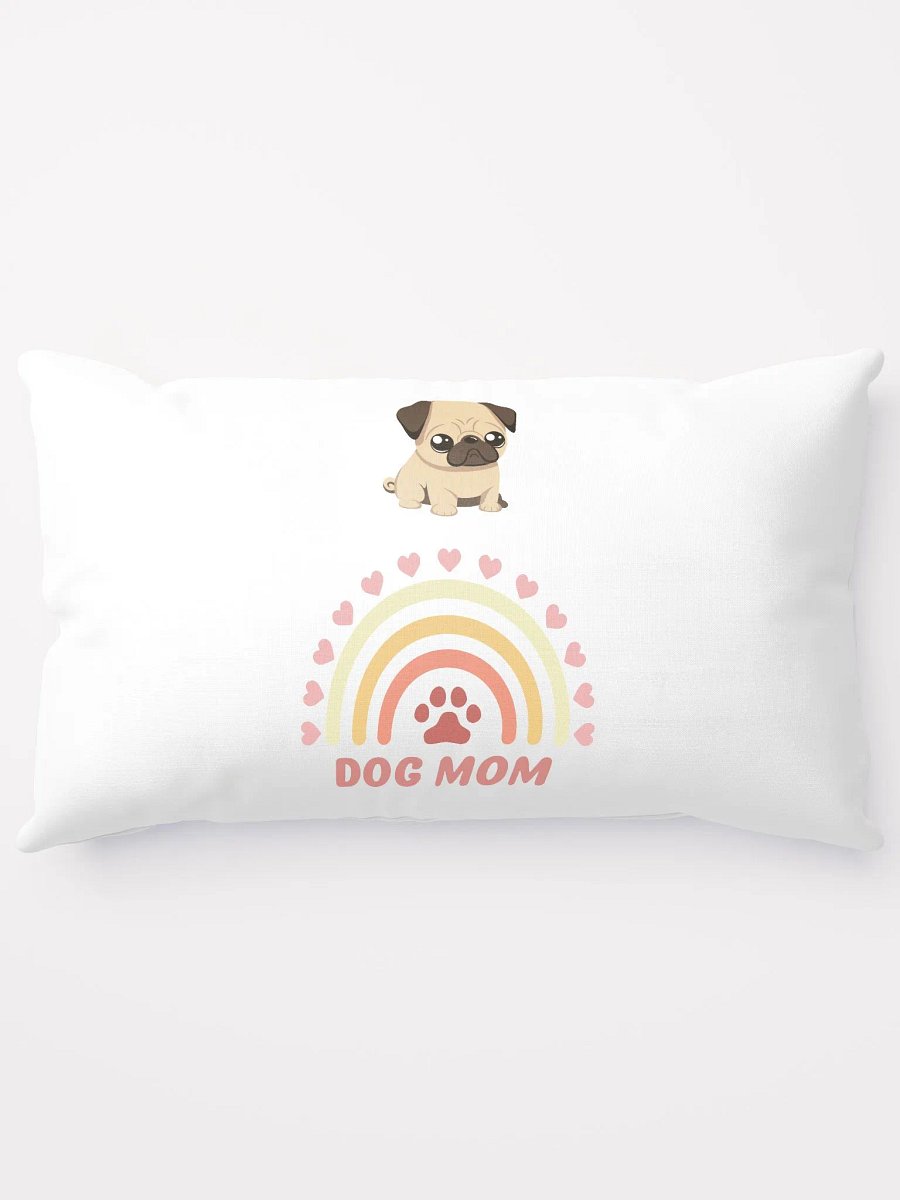 Rainbow Pug Dog Mom Pillow product image (9)