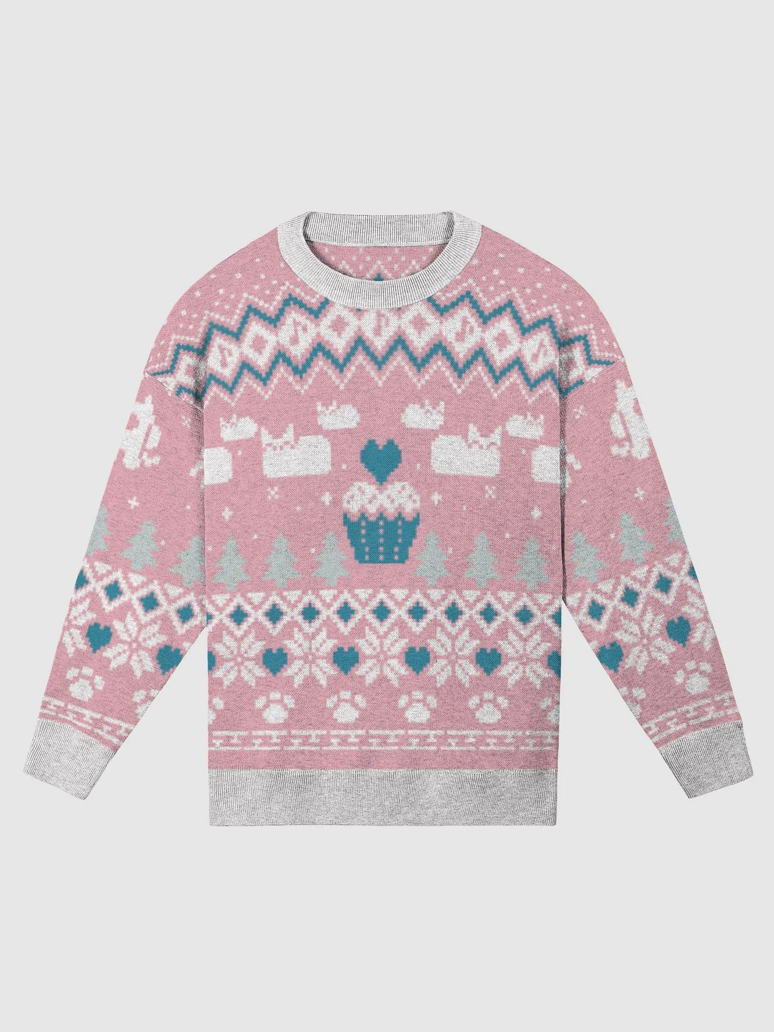 Cozy Cake Relaxed Fit Sweater - Pink product image (1)