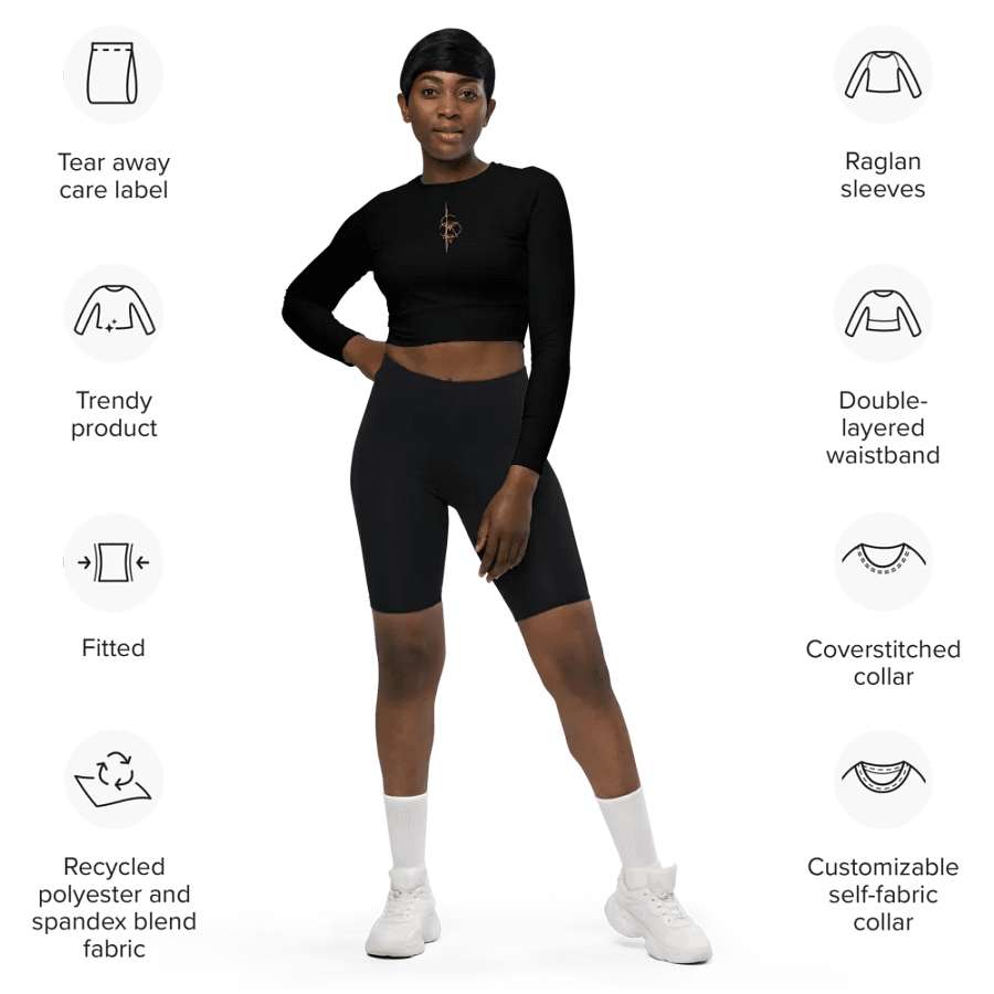 Minimalist Long Sleeve Crop Top product image (5)