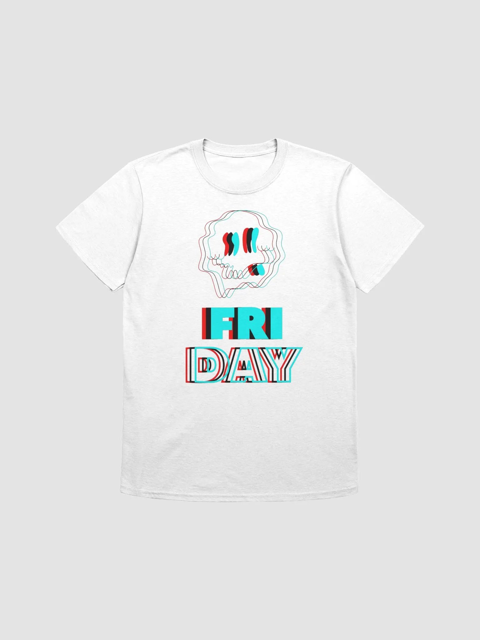 Trippy 3D Friday With Smiley Face Shirt product image (1)
