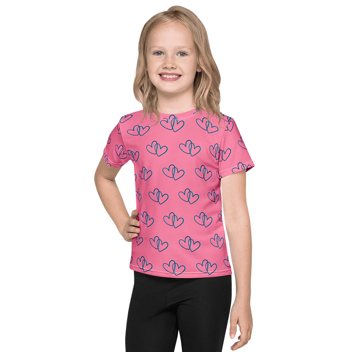 Pink Heart Kids Tee product image (1)