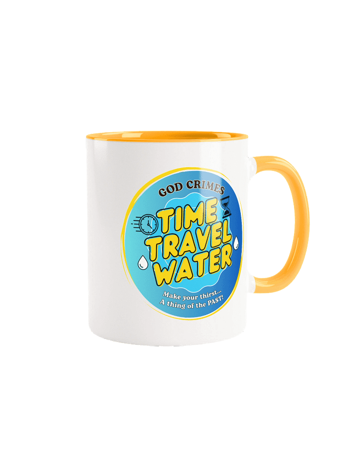 Time Travel Water Mug - Yellow product image (1)