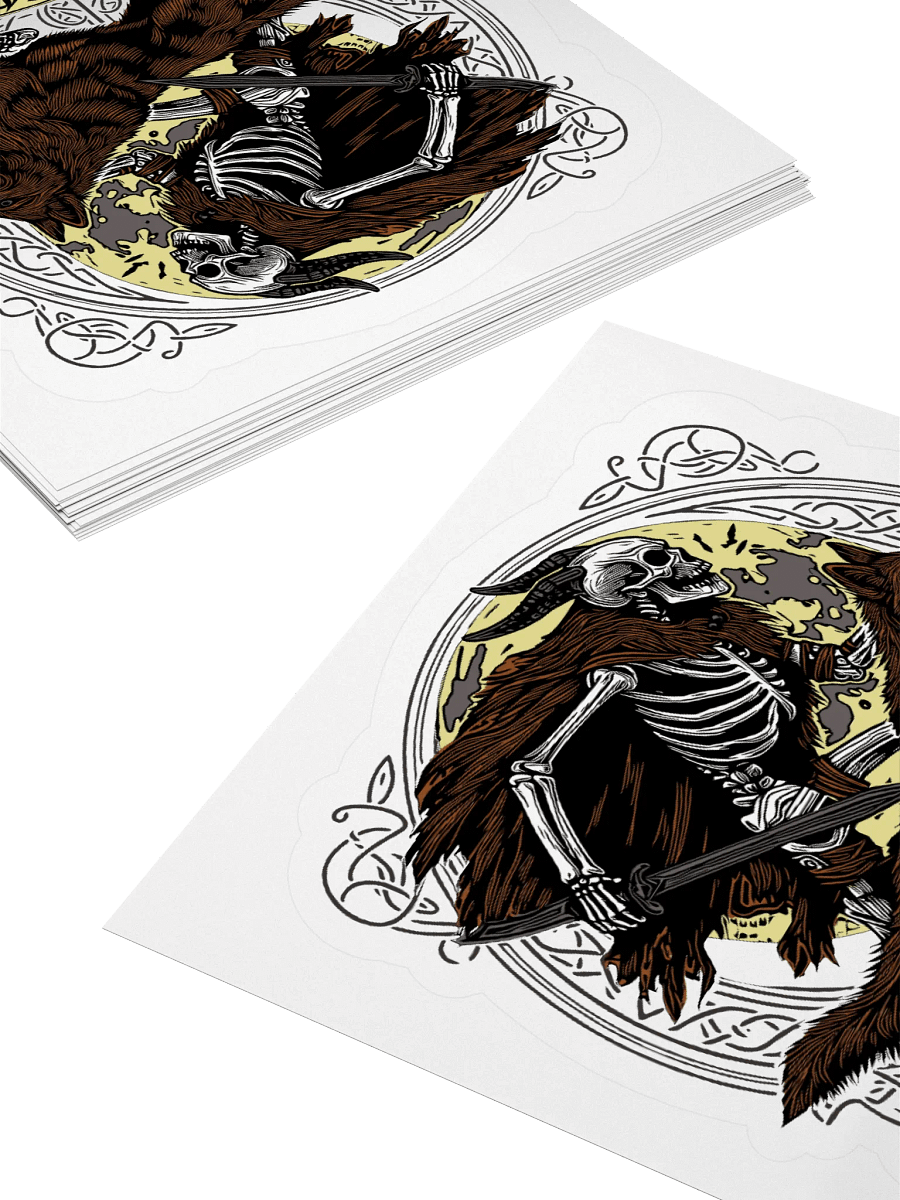 Skeleton Warrior K9 Sticker product image (4)