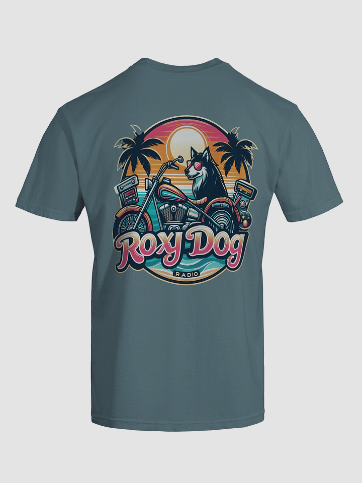 Roxy Dog Radio Biker Dog Custom T-Shirt product image (1)