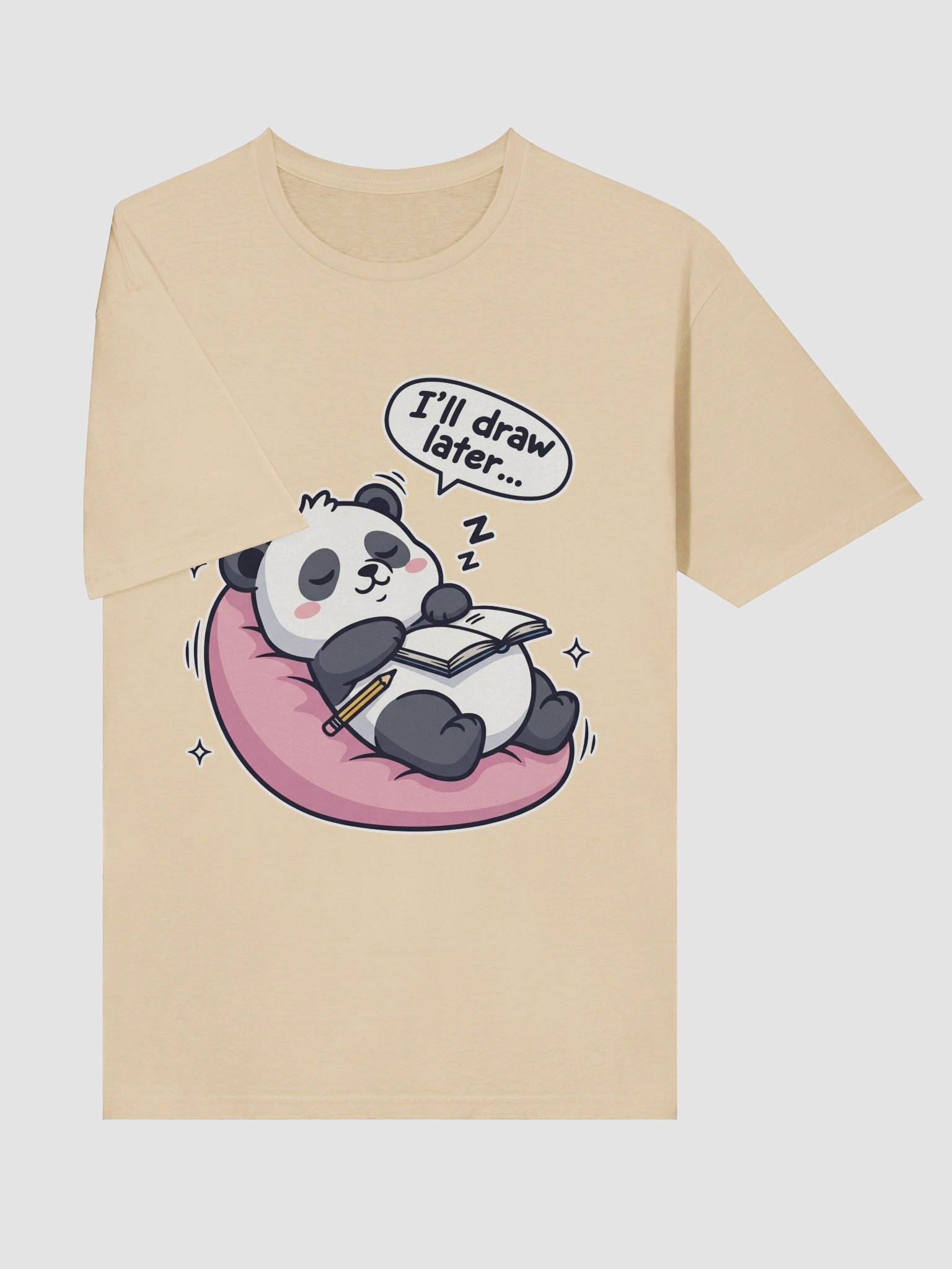 Procrastination Panda Unisex T-Shirt product image (5)