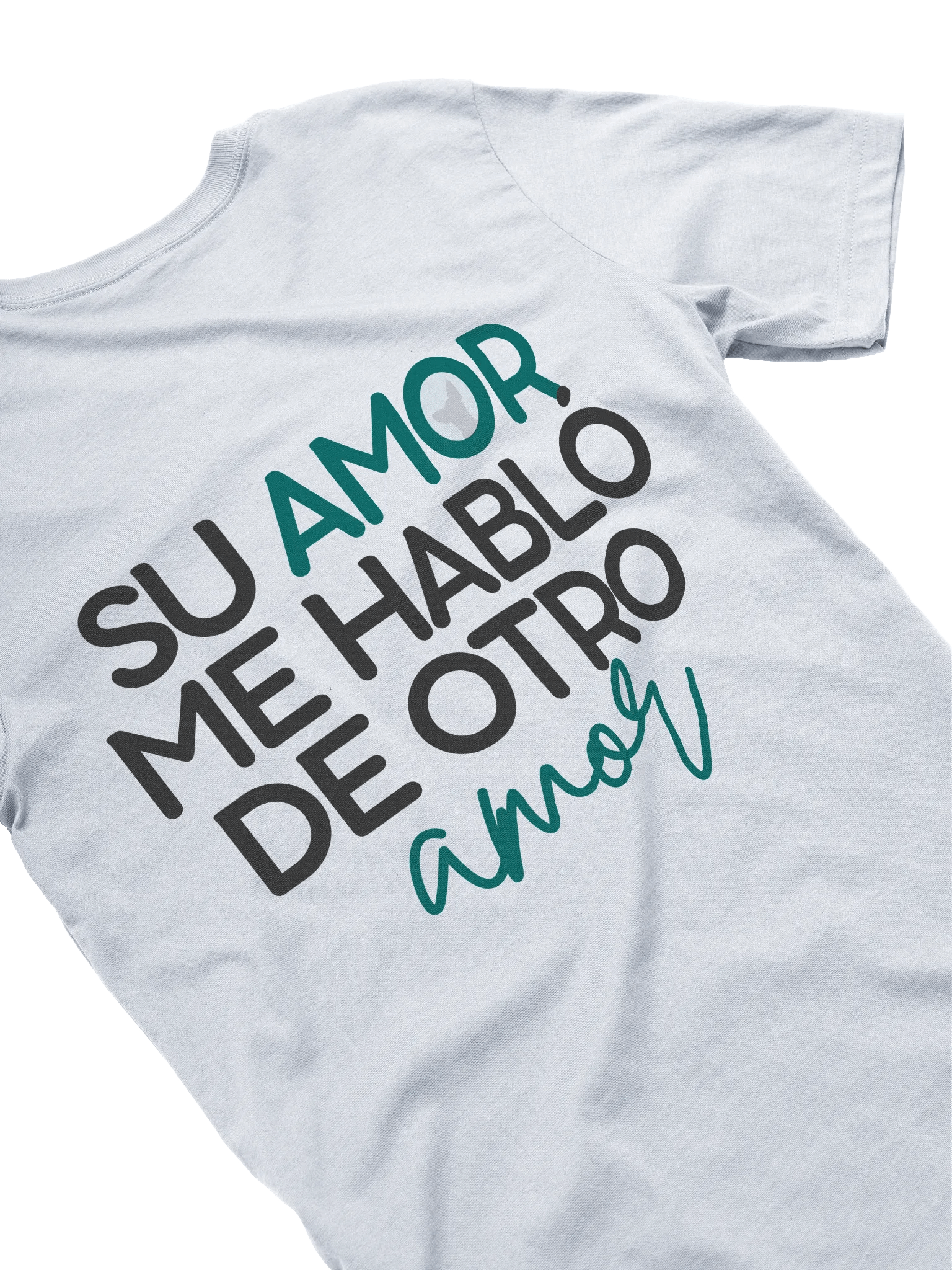 DoGod Camiseta Mujer Su Amor Me Habló | Texto Oscuro product image (4)