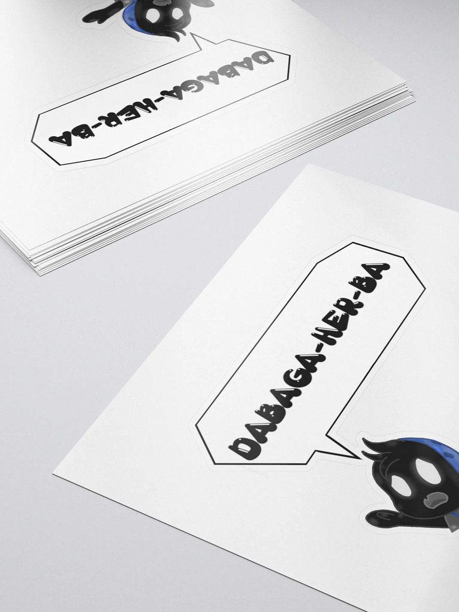 Scared Az' Sticker product image (5)