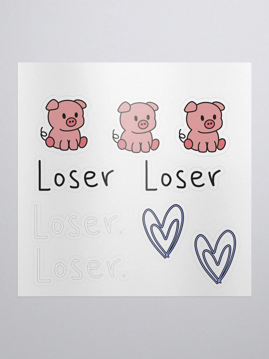 Chubs, Loser, Double-Heart Stickers Mega Pack product image (1)