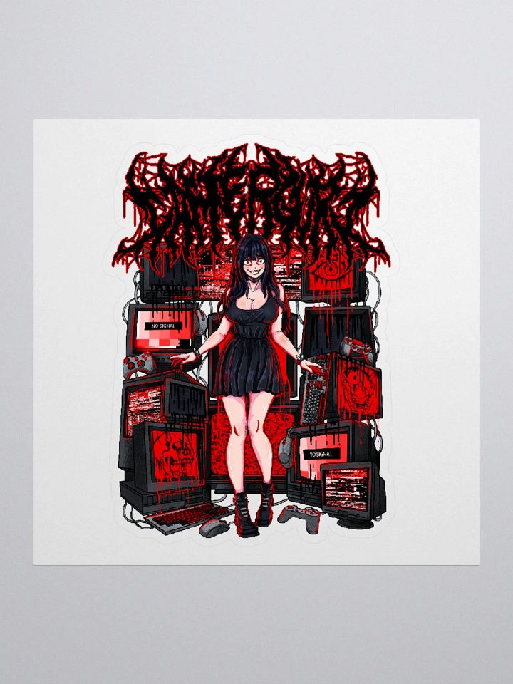 METAL GAMER GURL STCIKER!! product image (1)