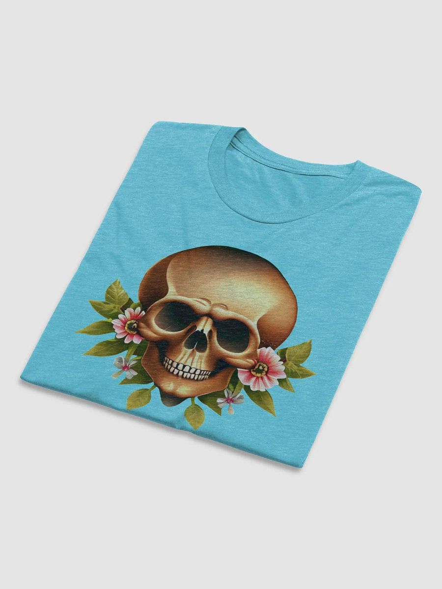Skull with Nice Flowers Skull, skulls, skull art design, skeleton, skull and bones, scary, skull tattoo, artistic skull, human skull, dark skull, bones, Halloween, flowers product image (36)