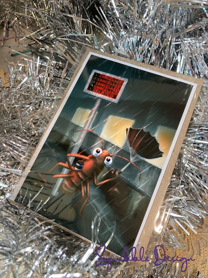 Mini Print - Waiting for the Bus product image (1)