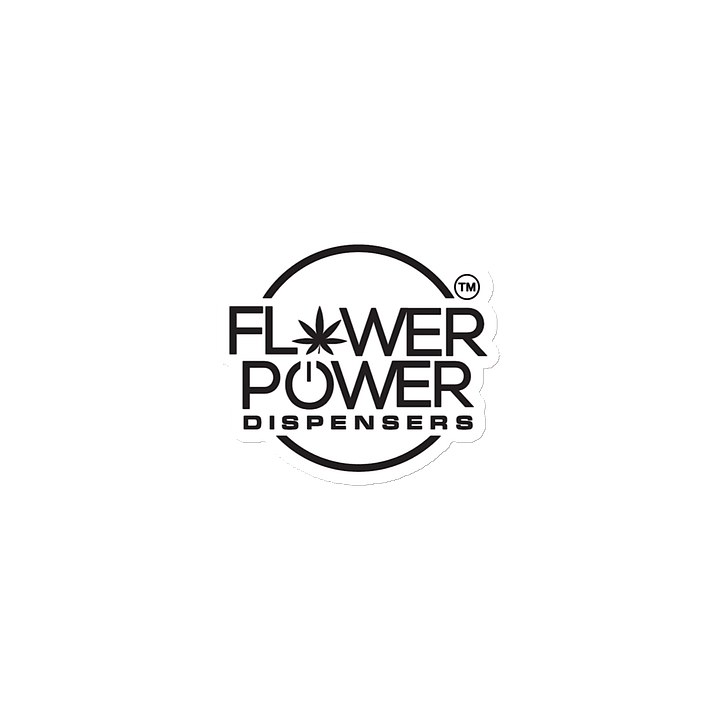 Flower Power Logo Die Cut Magnet product image (2)