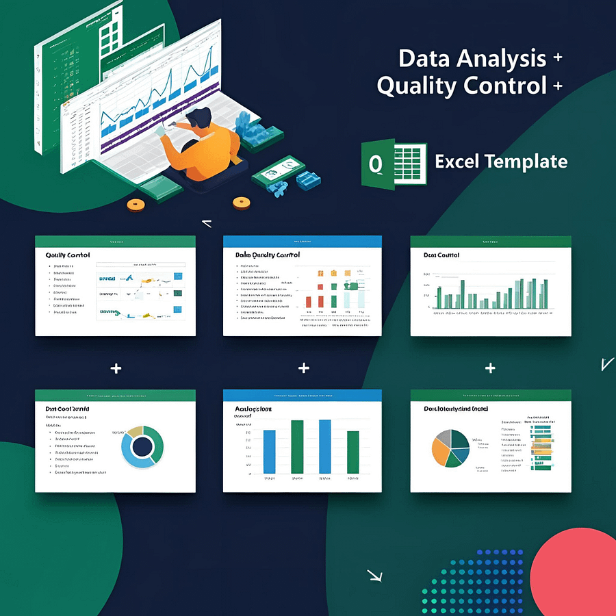 Data Analysis and Quality Control Excel Template Bundle product image (6)