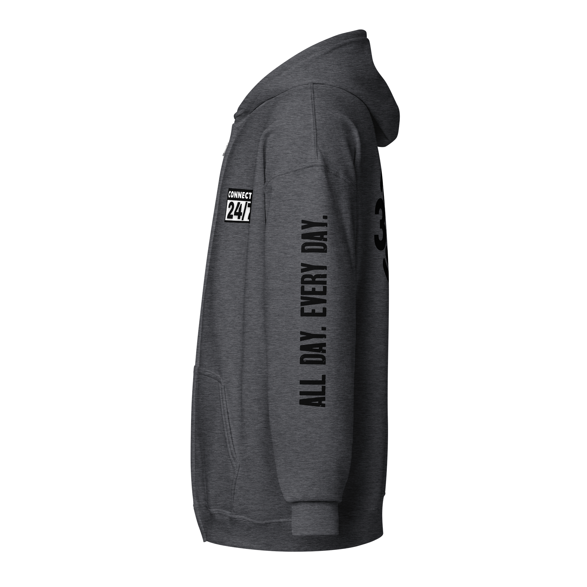 Yin Yang (Connected All Day Every Day) Zip Up Hoodie product image (4)