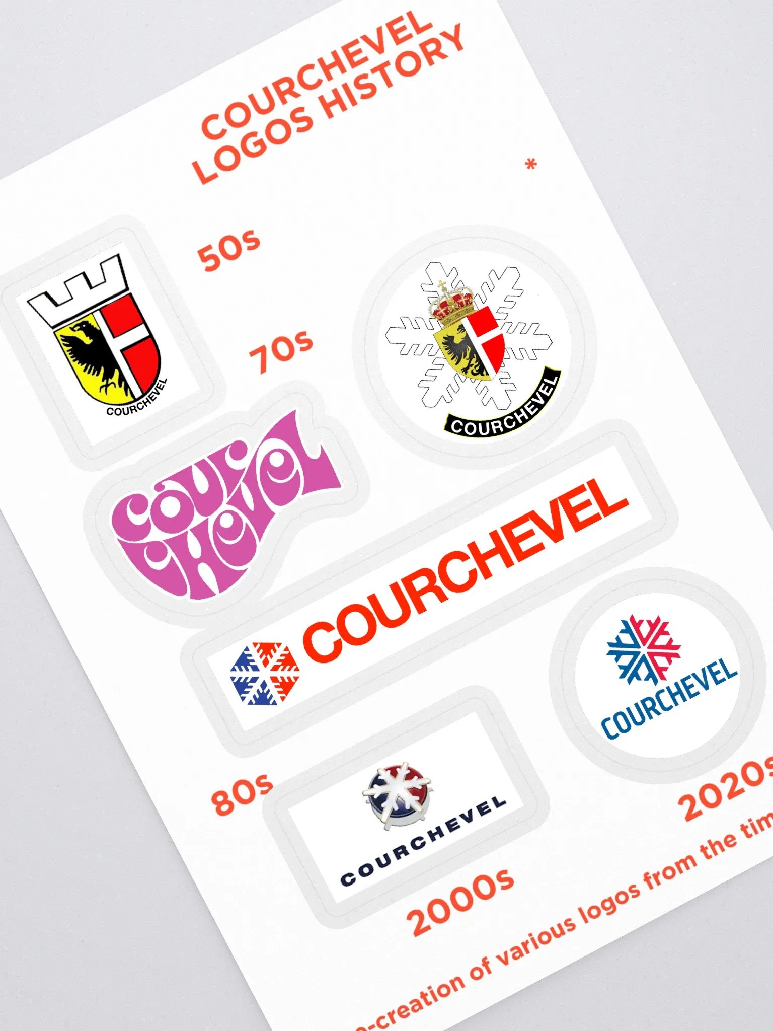 Courchevel stickers product image (1)