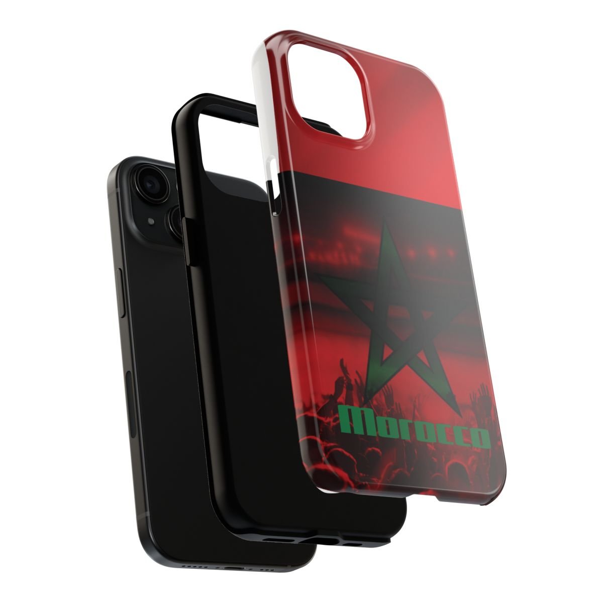 احمي هاتفك بأسلوب مخصص علم المغرب مع غطاء الهاتف القوي هذا product image (3)