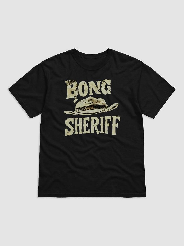Bong Sheriff 420 Friendly T-Shirt - Ultimate Cannabis Enthusiast Graphic Tee product image (2)