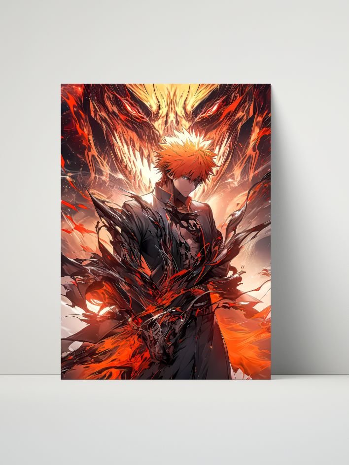 Bleach – Ichigo Infernal Ascension – 8x10 Metal Print product image (1)