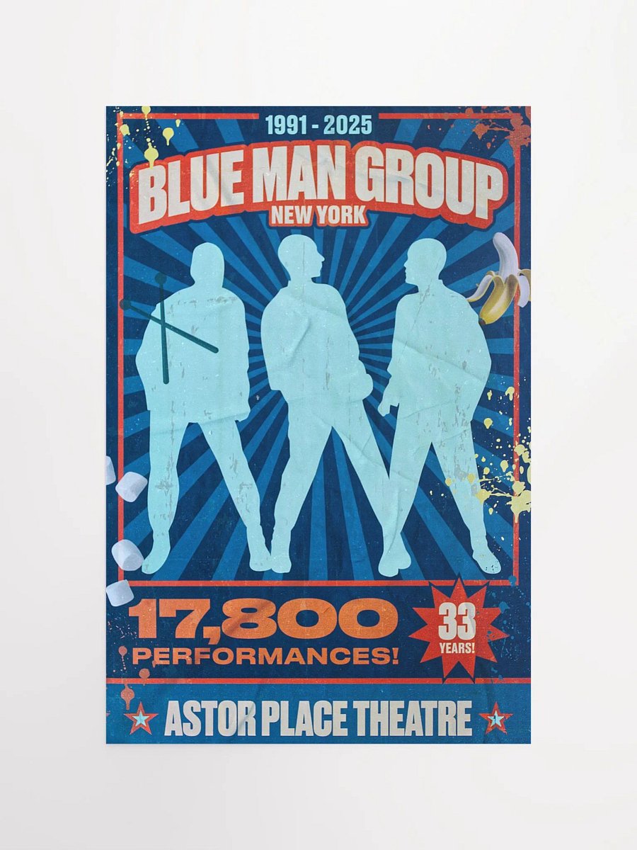 Astor Place Theatre Celebrating 33 Years 1991-2025 12x18 Art Print product image (4)