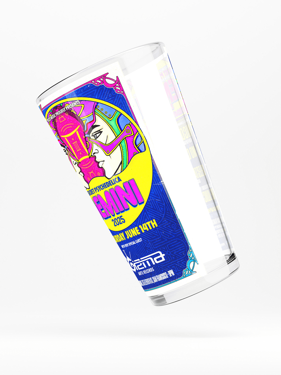 Gemini 2025 Shaker Pint Glass product image (3)