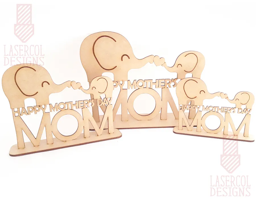Mother's Day Gift Plaque (Three Sizes) Set 1 - Laser Cut Files product image (5)
