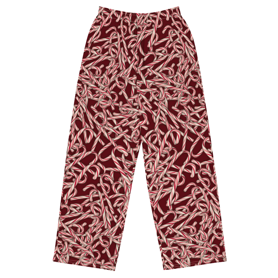 Candy Cane Pattern Wideleg Pants product image (2)