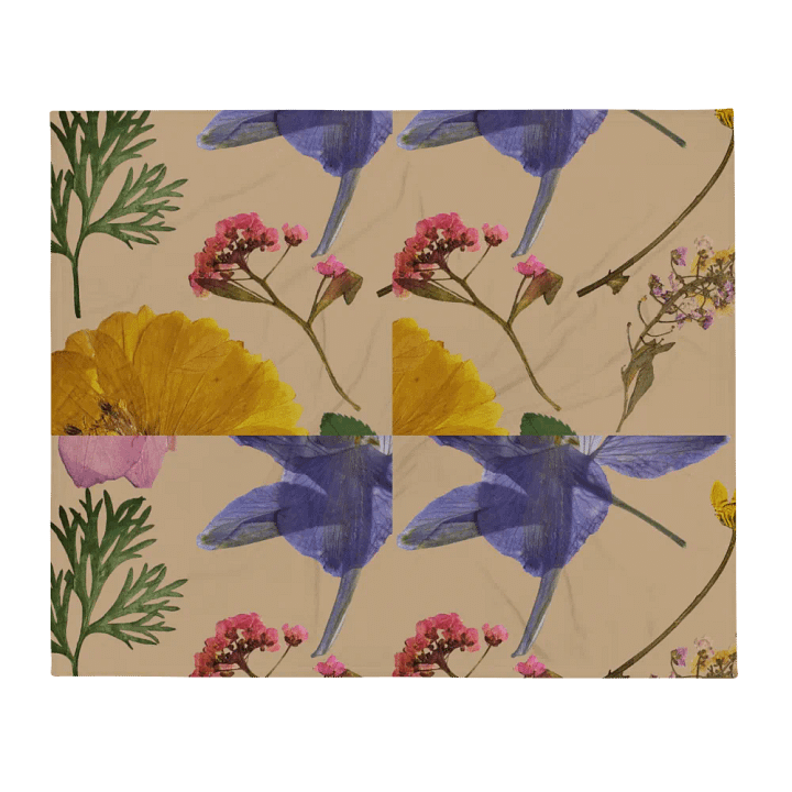 Floral throw blanket product image (2)