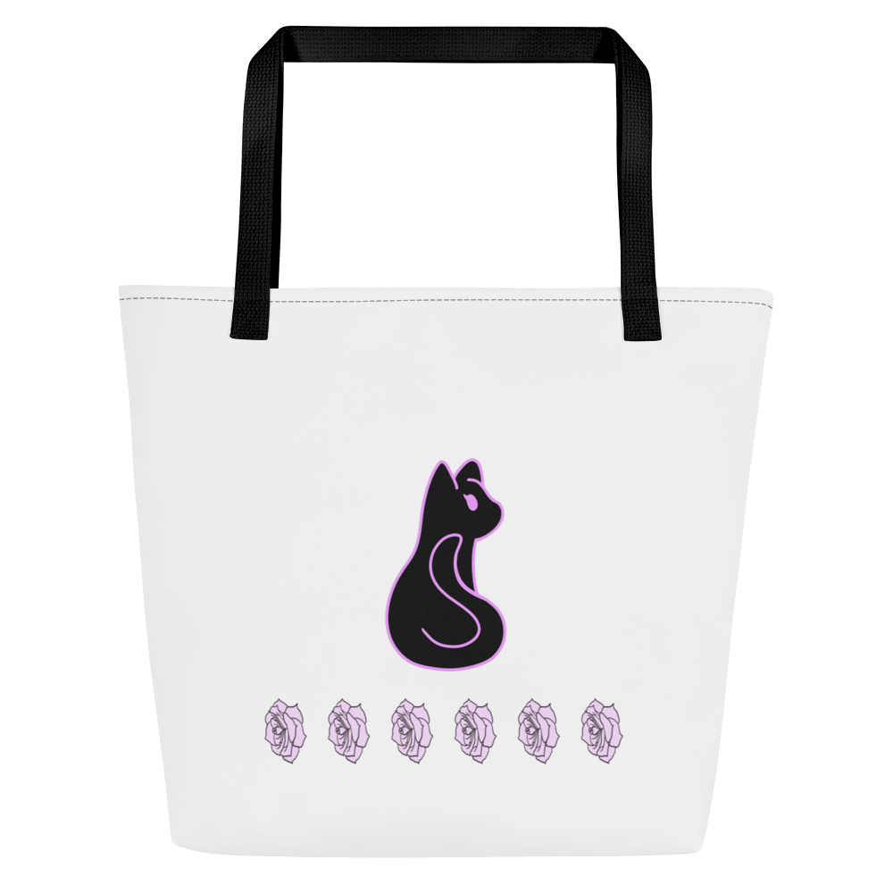 Kitten Frame Roses Tote product image (2)