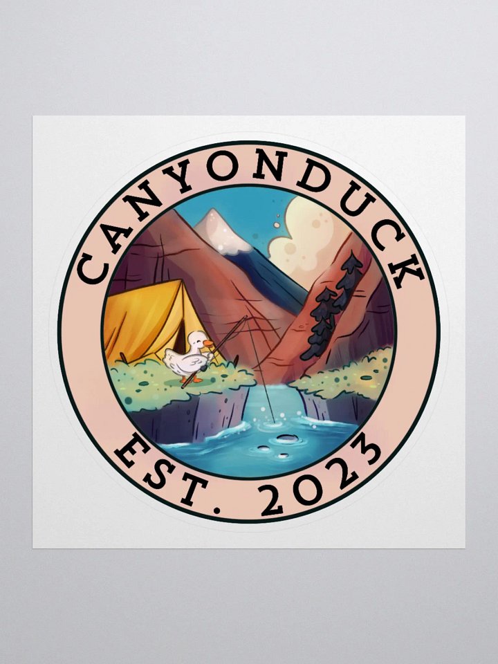 CanyonDuck Sticker product image (1)