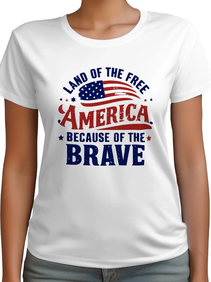 Land Of The Free Because Of The Brave Shirt product image (2)