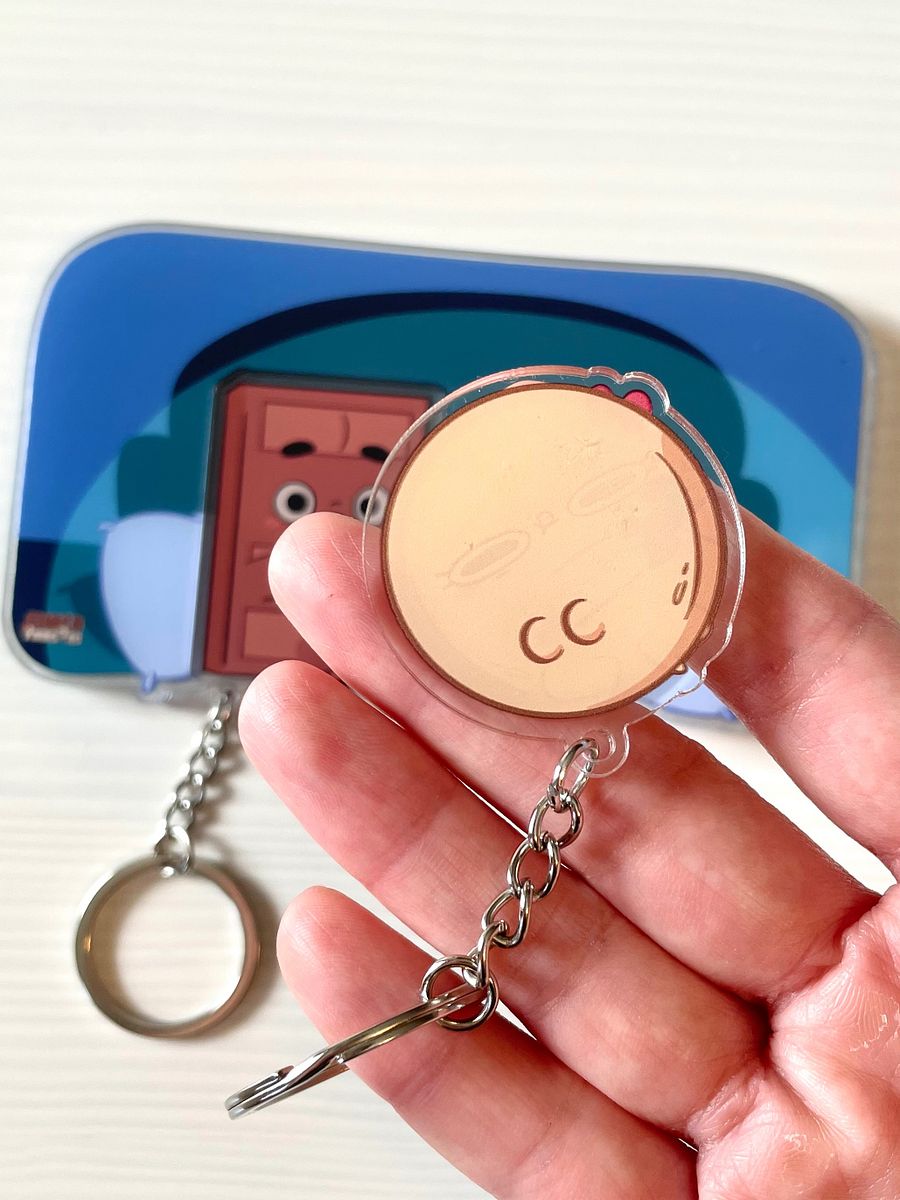 Matching Choco & Pancake Keychains with Bonus Display Base product image (9)