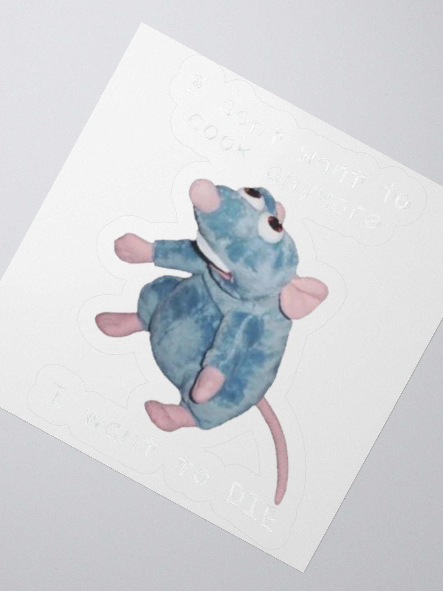 I Don't Want To Cook Anymore I Want To Die Sticker product image (2)