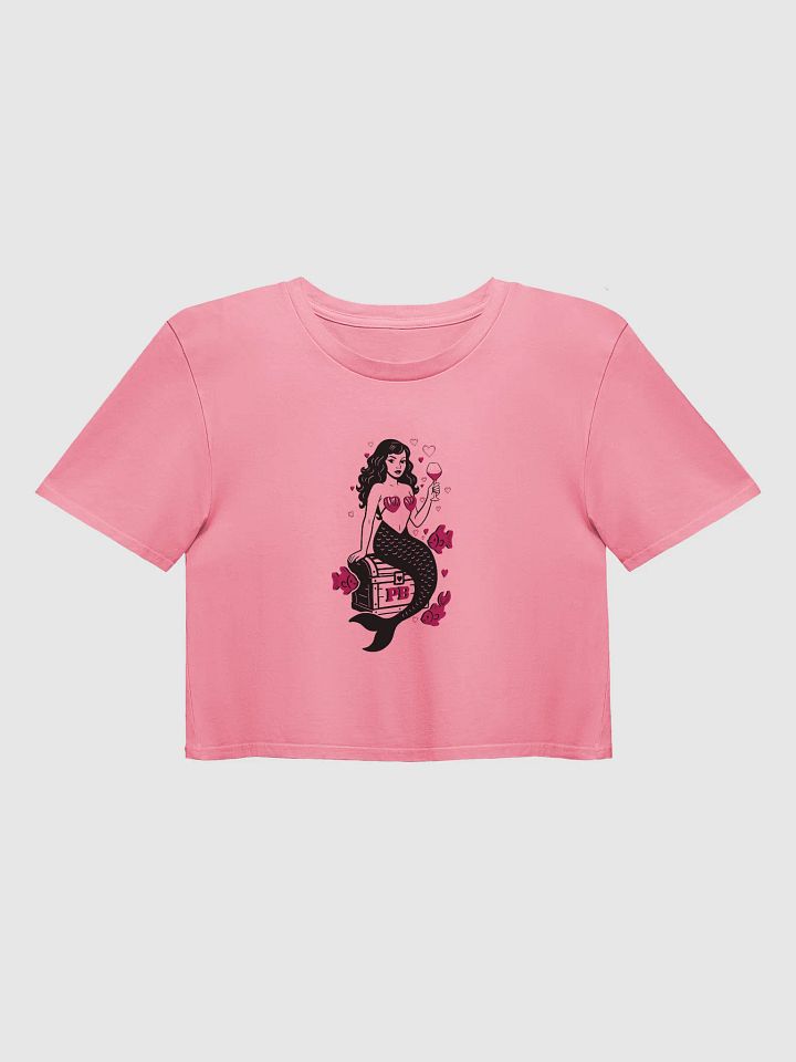 Magenta Mermaid Cropped T-Shirt (3 Colors) product image (2)