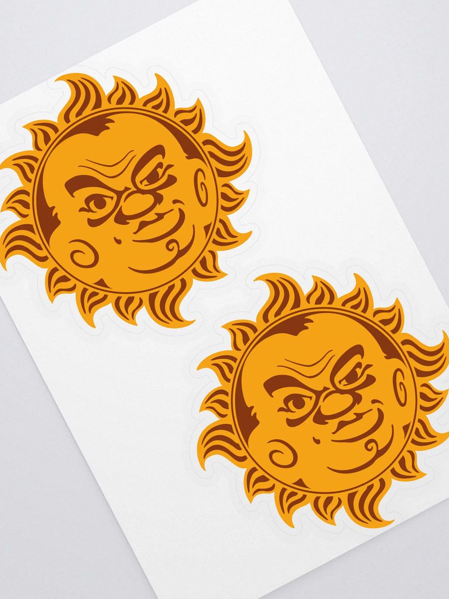 Kiss Cut Sticker Sheet with Background, BigSun, CologLogo product image (2)