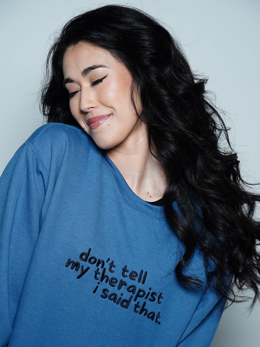 Conducive Crewneck Sweatshirt (Embroidered - Dark Thread) product image (4)