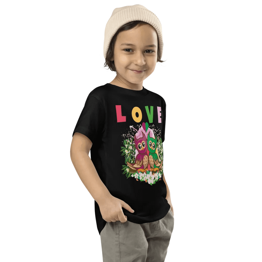 Love Colorful Funny Cute Bella +Canvas Toddler T-Shirt – Best Gift for Kids product image (8)