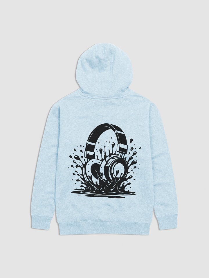 Headphones splash art with bold audio vibes Hoodie product image (1)